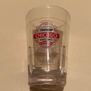 NASCAR Plastic Shot Glass Street Race Weekend 2023 Official Merch Bar Decor NWT